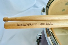 Selling with online payment: Ingrained Instruments Robert Boyd 5A Barrel Tip drumsticks