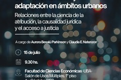 Radar: Cambio climático, derechos humanos y adaptación en ámbitos urbano