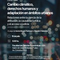 Radar: Cambio climático, derechos humanos y adaptación en ámbitos urbano