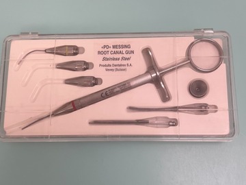 Gebruikte apparatuur: PD Messing Root Canal Gun – RVS