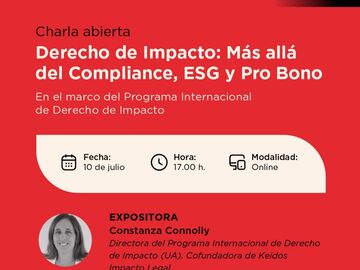 Radar: Derecho de Impacto: Más allá del Compliance, ESG y Pro Bono