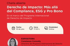 Radar: Derecho de Impacto: Más allá del Compliance, ESG y Pro Bono