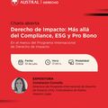 Radar: Derecho de Impacto: Más allá del Compliance, ESG y Pro Bono