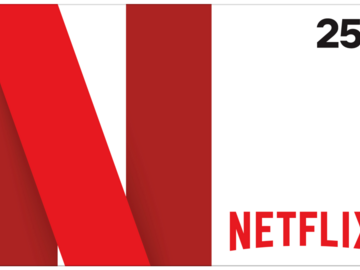 Vente: e-Carte Cadeau Netflix (25€)