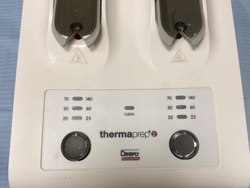 Gebruikte apparatuur: Densply thermaprep gutta percha oven 