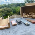 À vendre: onglet + accessoires utiles pour pose plancher