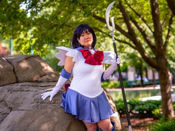 Selling with online payment: Cosfun Sailor Saturn Fuku Cosplay size XXL