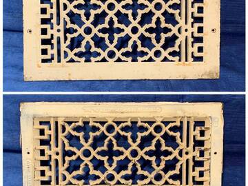 Selling: Small Victorian Scrolled Cast Iron Grilles $45 ea.