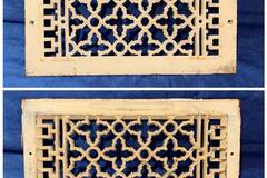 Selling: Small Victorian Scrolled Cast Iron Grilles $45 ea.