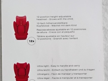 Selling: CYBEX Solution B2-Fix + child car seat for sale