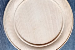 Vente: Assiette en bois à décorer