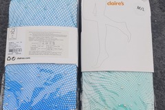 Bulk Lots: Claire's Aqua Blue Ombre Fishnet Tights