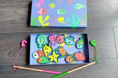 Vente: Jeu de pêche à la ligne en bois DJECO