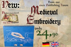 Verkaufen mit Widerrufsrecht (Gewerblicher Anbieter): Working Medieval Gold Embroidery, worldwide shipping