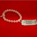 Bulk Lots: 144 pcs-Genuine 8mm Rose Quartz Bracelet-$.69 pcs-$10.00 retail