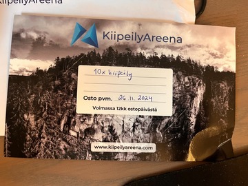 Selling: KiipeilyAreena gift card