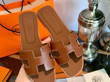 Bulk Lots: 35 HERMES ORAN H Sandals Slippers Classic (6pcs)