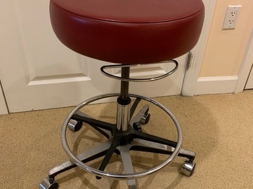Selling with online payment: Adjustable Stool - Used - Red