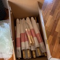 Selling: BRAND NEW White Parasols & Fans