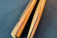 Selling with online payment: Ingrained Instruments Zebrawood 5B beaded tip drumsticks