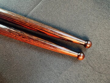 Selling with online payment: Ingrained Instruments Wenge 2B beaded tip drumsticks