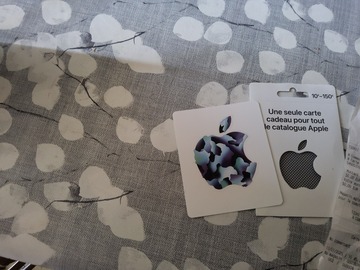 Vente: Carte cadeau Apple (50€)