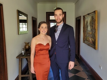Selling: Jadore bridesmaid dress size 8 rust 