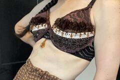 Selling with online payment: Brown Bellydance Top