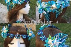 Selling with online payment: Blue-Green Mermaid Crown