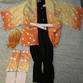 Selling with online payment: Demon Slayer Zenitsu Agatsuma full cosplay & wig