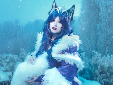 Selling with online payment: Midnight ahri handmade cosplay 