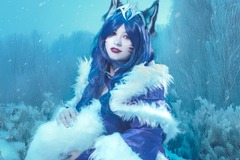 Selling with online payment: Midnight ahri handmade cosplay 