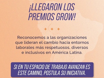 Radar: Premios Grow a la diversidad, equidad e inclusión