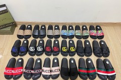 Bulk Lots: 36 GUCI Couple Flat Slippers (6pcs)