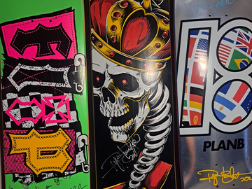 Selling with online payment: 2011 Plan B Ryan sheckler deck autographed by Ryan Sheckler