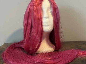 Selling with online payment: Pink 42" Long Wig