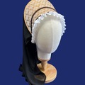 Verkaufen: French Hood in Ocker mit brauner Verzierung 