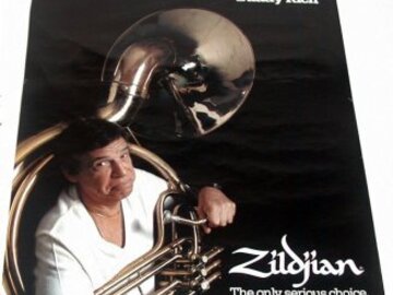 Selling with online payment: Buddy Rich Tuba poster, very rare