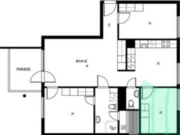 Annetaan vuokralle: Offering a room in shared apartment in Leppavara, Espoo.