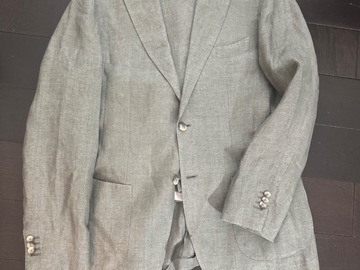 Selling with online payment: Green Suitsupply Suit ( nested w/ pants) 