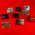 Bulk Lots: 500 pcs-- Patriotic Tac Pins--$0.19 pcs!!