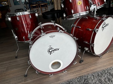 Selling with online payment: 1970s Gretsch SSB 14x22 Bass Drum - Rosewood Red