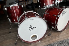 Selling with online payment: 1970s Gretsch SSB 14x22 Bass Drum - Rosewood Red
