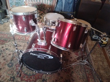Selling with online payment: Percussion plus drum set 