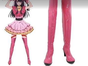 Selling with online payment: Ai Hoshino cosplay boots stiefel size 39 pink