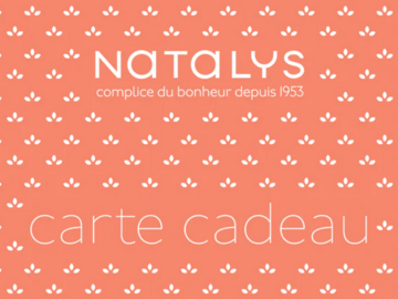 Vente: e-Carte cadeau Natalys (50€)