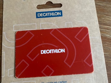 Vente: Cartes cadeaux Decathlon (820€)