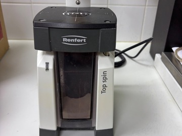 Gebruikte apparatuur: Renfert Pindex Machine Top Spin