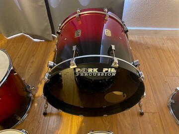 Selling with online payment: Pork Pie Percussion Drum Set w/ cases