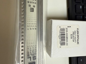Selling with online payment: Acuity projector slide- adult- NIB